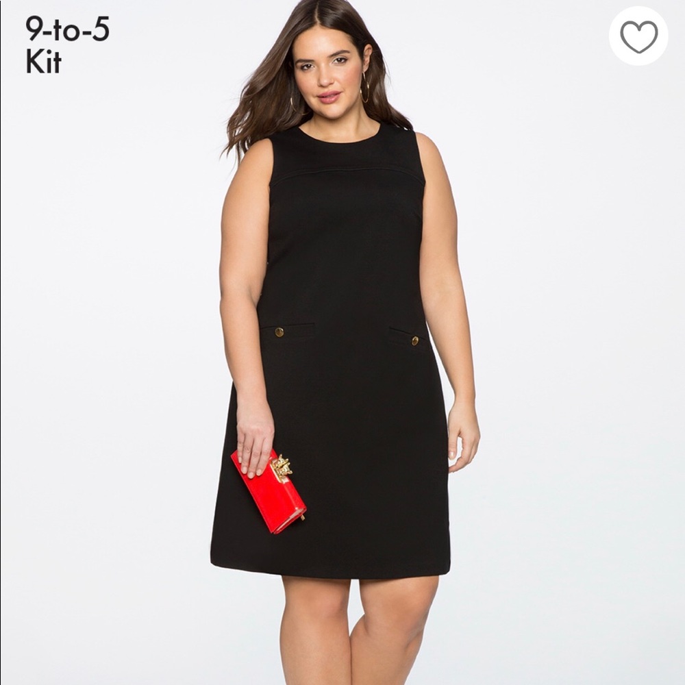 Eloquii Sleeveless Stretch Workdress